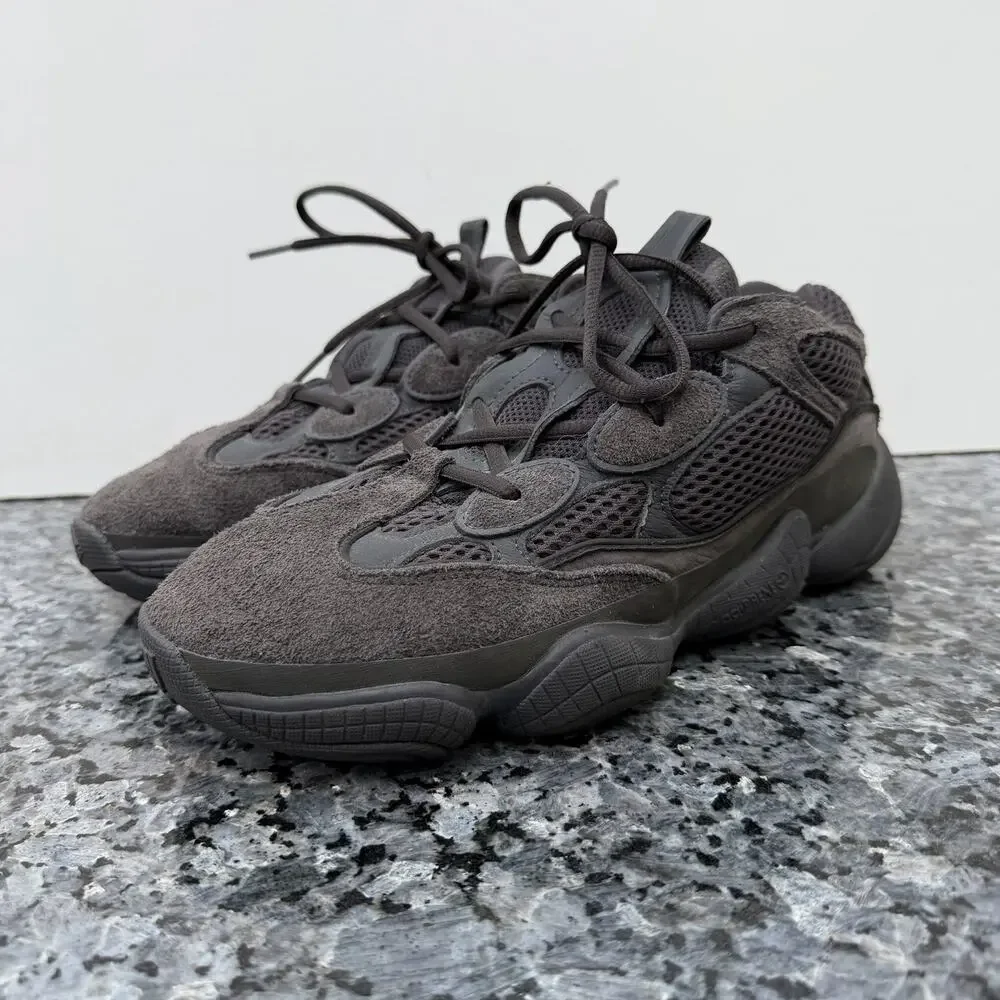 Adidas Yeezy 500 ‘Utility Black’ Sneakers | Men's Size 7 No Box Pre Owned